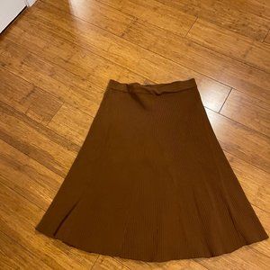Marc New York Brown Skirt Size Large Waist 32" pre-owned very good